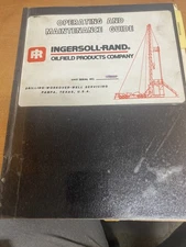 Ingersoll-rand Oilfield products company operating and maintenance guide
