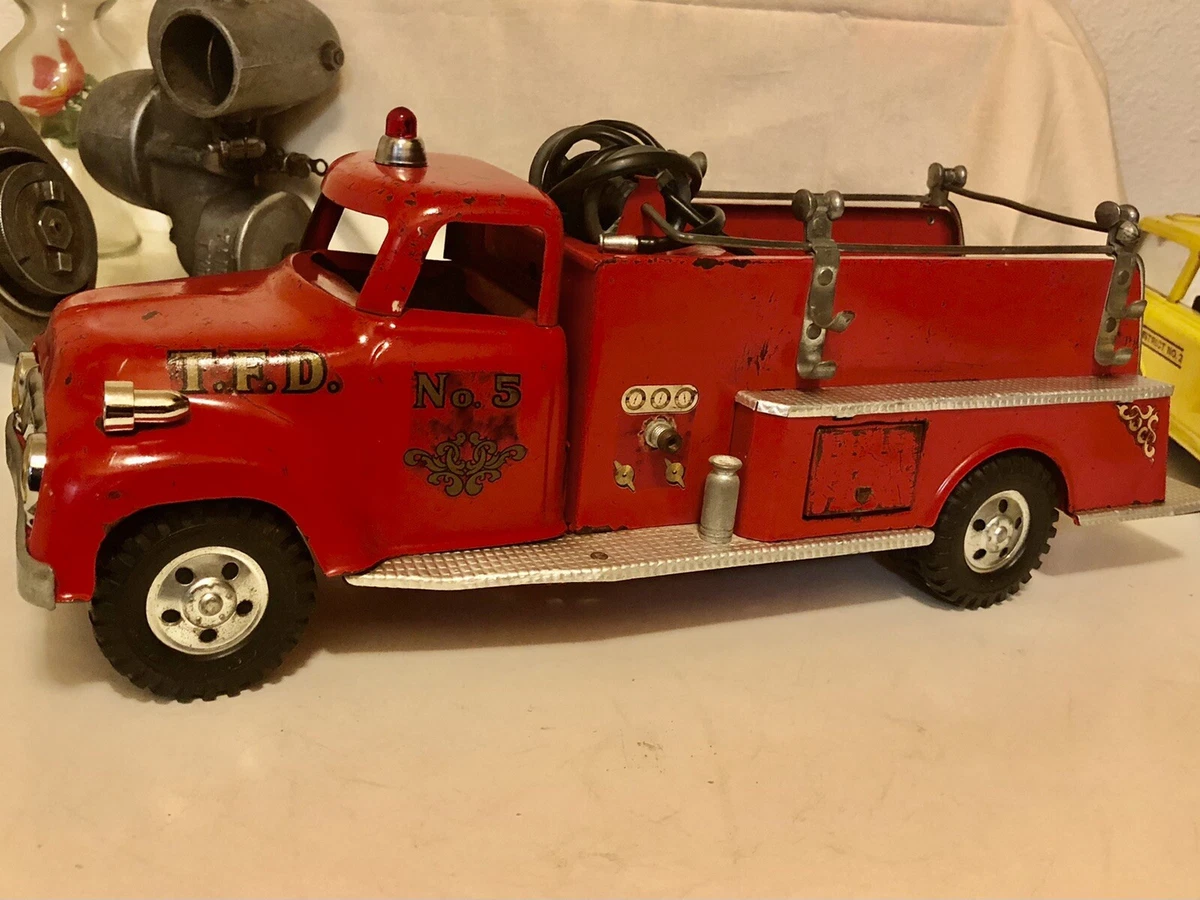 1950 s Tonka Fire Truck Pumper No. 5 Original Excellent Condition