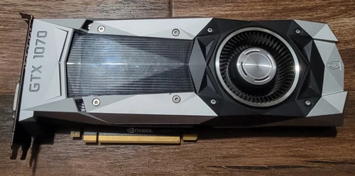 NVIDIA GEFORCE GTX 1070 FOUNDER'S EDITION 8GB GDDR5 GPU GRAPHICS CARD + BOX