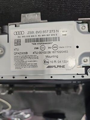 8V0-919-604-C Display Unit For 2015-2019 Audi A3 Oem Used | eBay
