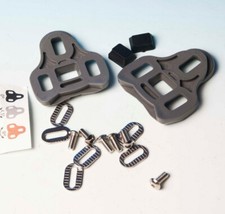 Placchette Tacchette Pedali Corsa Compatibili Look Keo Grigie 0° cleats roto