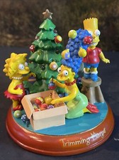 The Simpsons Trimming Marge Bradford 2003 Illuminated Christmas Ornament