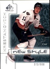 2000-01 SP Game Used #89 Jordan Krestanovich RC SERIAL #373/900 COLORADO