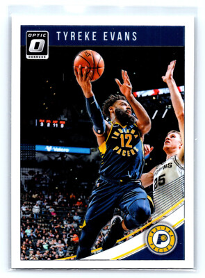 2018-19 Donruss Optic Basketball 102 Tyreke Evans - Indiana Pacers