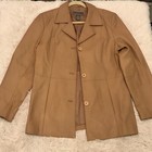 Jessica Holbrook Easycare 100% Genuine Leather Jacket Size: Medium