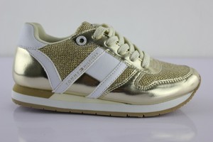 tommy hilfiger gold trainers