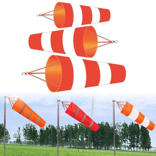 Airport Garden Windsock New Oxford Cloth Red+White Rip-Stop Waterproof - Picture 1 of 12