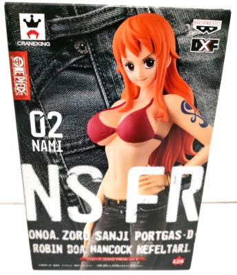 One Piece Jeans Freak Nami Figure Prize Red Anime Manga Japan