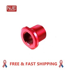 Thread Convert 1/2x28 Thread to 5/8x24 Red Aluminum Muzzle Adapter