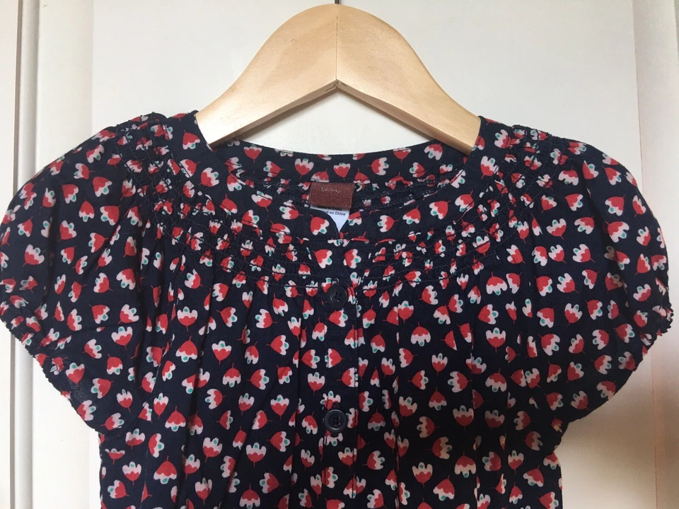 Tea Collection Floral Top Girls • Size 4T • EUC *A-005 - Image 4 of 4