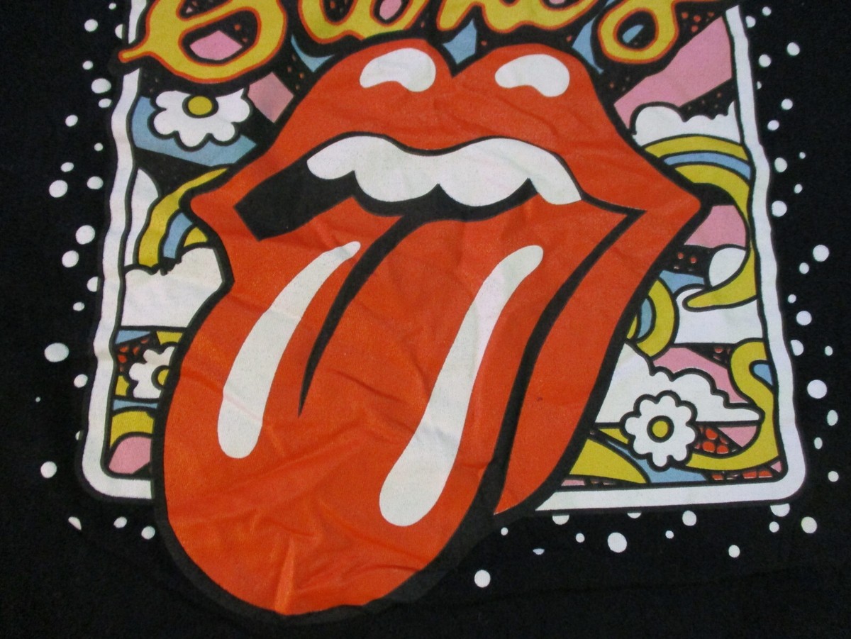 THE ROLLING STONES HUGE TOUGUE MOUTH LIPS LOGO T-SHIRT 3XL MICK