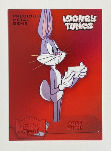 2024 UD Fleer Looney Tunes RED PRECIOUS METAL GEMS BUGS BUNNY PMG 47/100