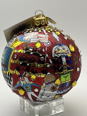 Michael Storrings ''Nutcracker Ballet'' 4'' Glass Ornament