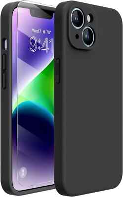 for iPhone 14 Case with Screen Protector,[Upgraded Enhanced Camera Protection]