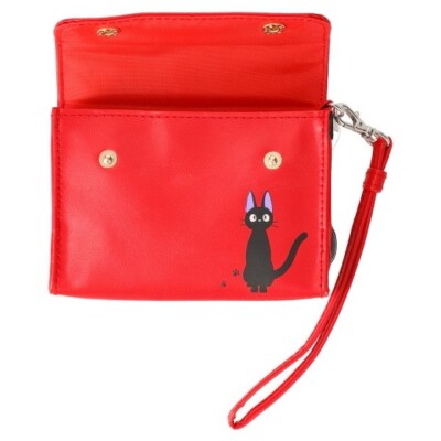 Studio Ghibli Kiki's Delivery Service Jiji red radio pouch 120×H95