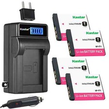LCD Travel Charger  4 battery for Sony NP-FT1 DSC-L1 DSC-M1 DSC-M2 DSC-T1