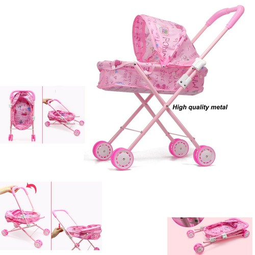 Baby Kids child Dolls Buggy Stroller 
