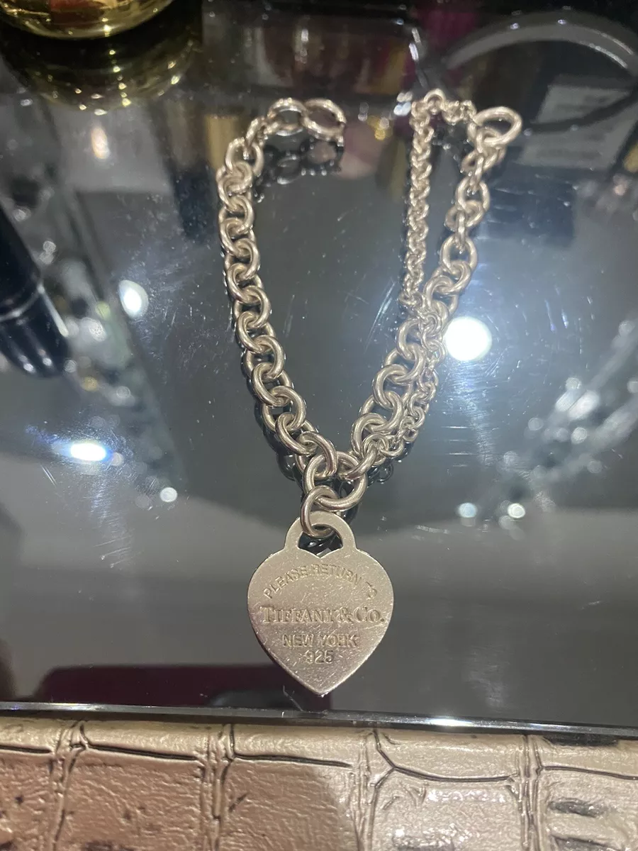 Tiffany Heart Tag Chain Link Necklace Review 