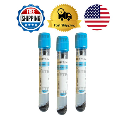 Platelet-Rich Plasma Tubes with ACD, Gel Separator ,and Biotin