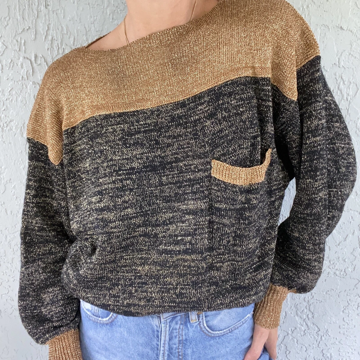Lurex metallic pullover discount