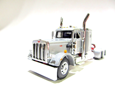 DCP1/64Peterbilt379ダイキャストプロモーショントラックミニカー DCP / FIRST GEAR 1/64 SCALE 359 PETERBILT SMALL BUNK, SILVER WITH