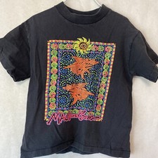 Vintage Maui And Sons Shark Youth T Shirt. Mosaic. Sz Large For Kids