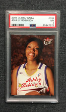 2004 Fleer Ultra WNBA Ashley Robinson #104 Rookie RC - PSA 7