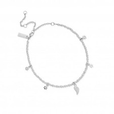 Image of ChloBo Mini Divinity Within Anklet Silver Finish