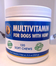 Multivitamin Dog Supplement for Digestion Skin  Coat Support 120 soft chews