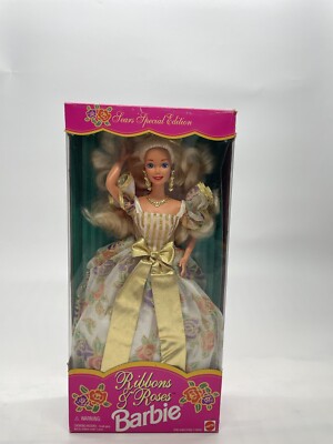 Barbie 1994 Bänder & Rosen Made in Malaysia NRFB 