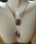 Antiguidade-Edwardian-Prata-amp-Colar-Gota-De-Ametista-neglige miniatura 9