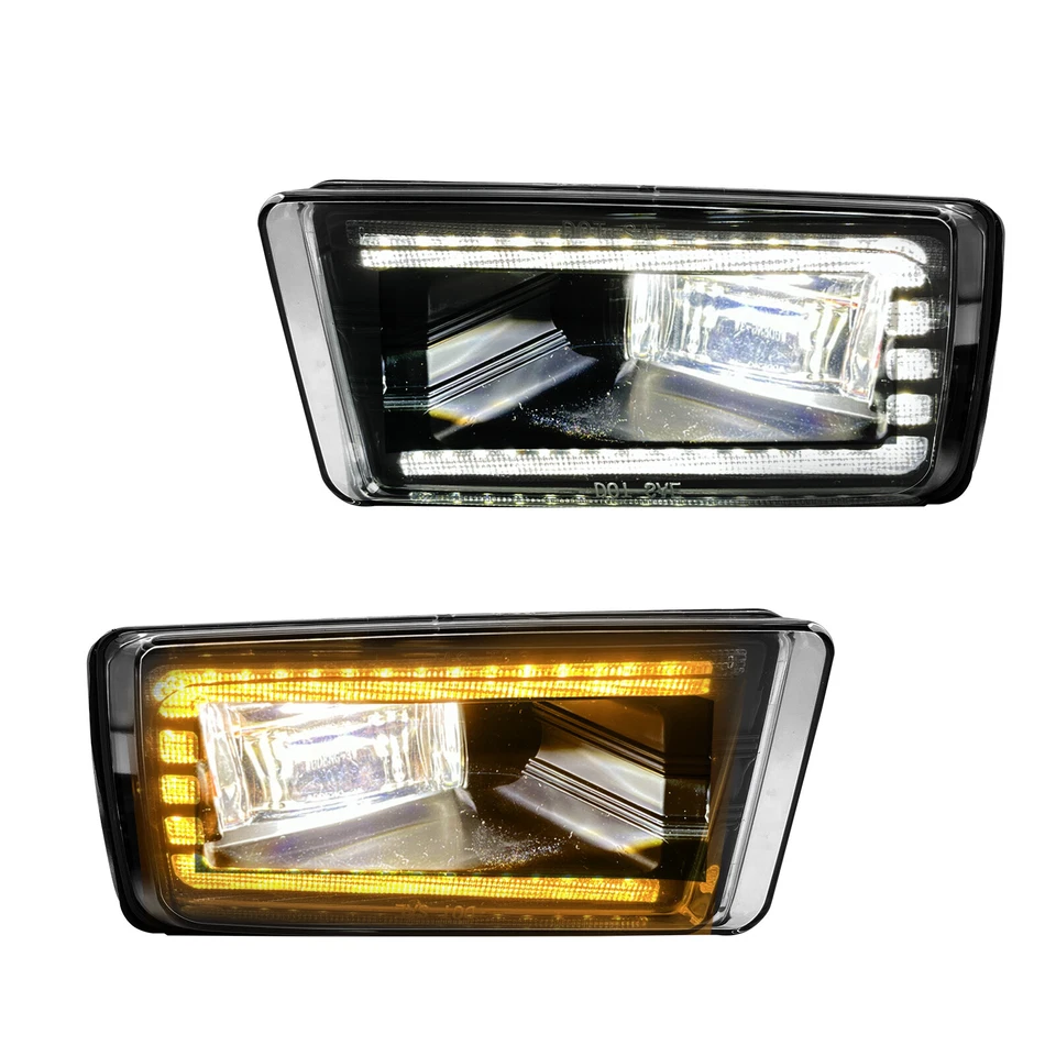 Pair For 2007-2014 Chevy Silverado Avalanche Suburban Tahoe LED Fog Lights Lamps - Imagem 2 de 4