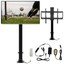 Motorized TV Lift Stand For 37-65 Inch TVs With Remote (1000mm, 130 Lbs Capacity)