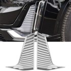 Chrome Front Fog Light Trims Bumper Cover For Cadillac XT6 2020-2024 Accessories