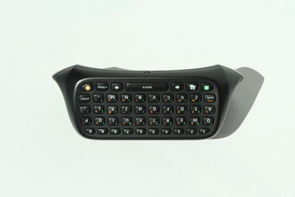 Official Microsoft Xbox 360 Chatpad Keyboard Chat Pad Text Keypad Black OEM - Image 2 of 4