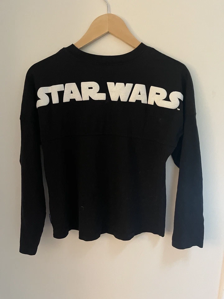 Disney Star Wars Kids Boys Solid Black 100% Cotton Stormtrooper Spirit Jersey L - Image 4 of 4
