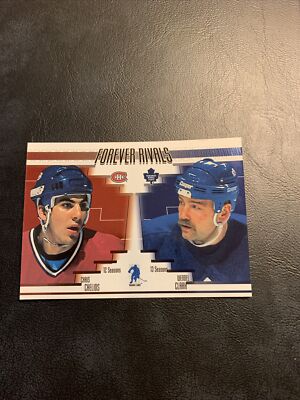 B50a Fr3 Wendell Clark Chris Chelios 2003/04 ITG fall expo forever rivals￼