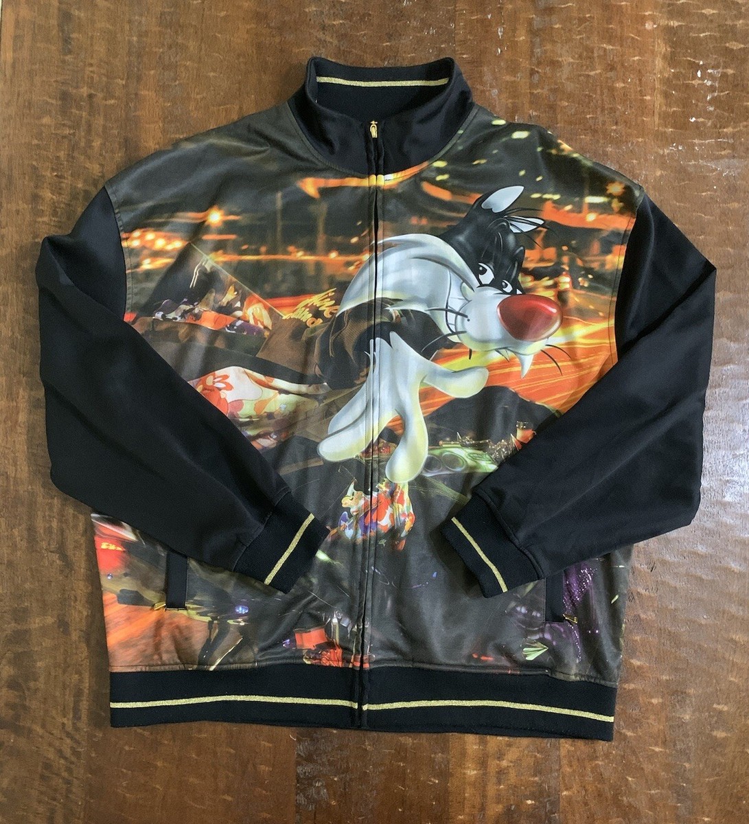 VTG Lot 29 Men's Size XXL Looney Tunes Sylvester Print Full VTG Lot 29 Men's Size XXL Looney Tunes Sylvester Print Full