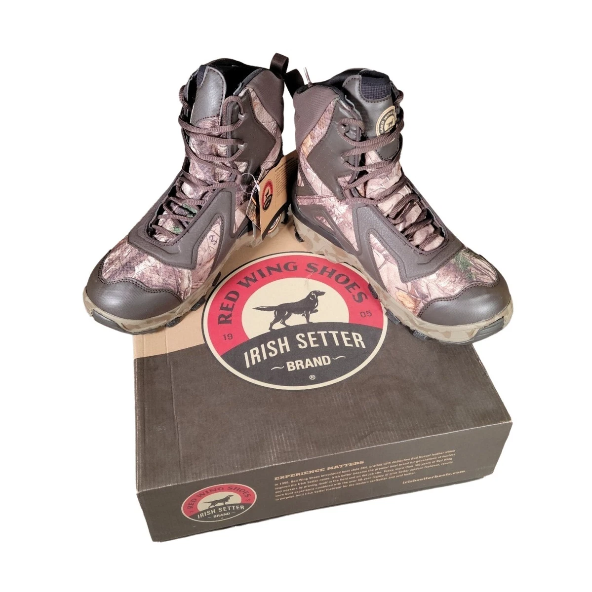 Irish setter vaprtrek shop 17 waterproof snake boots