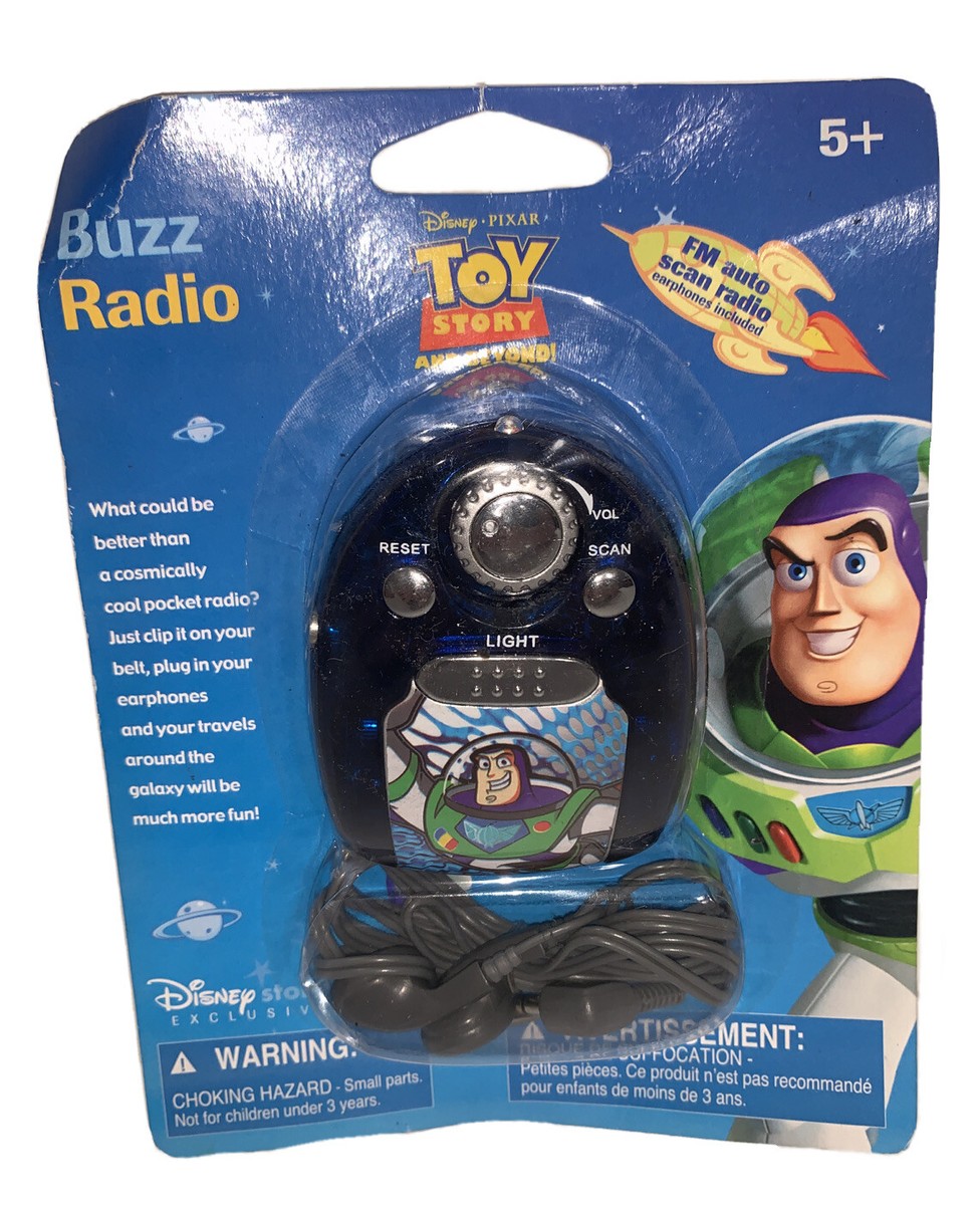 【希少品】Disney Pixar Toy Story エイリアン FMラジオ Disney Store Toy Story Buzz Radio Personal Portable FM Radio