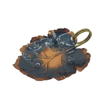 Vintage Coopercraft Guild Copper Leaf Trinket Dish Retro