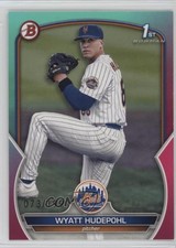 2023 Bowman Draft Aqua & Pink Gradient 73/199 Wyatt Hudepohl #BD-147 0i40
