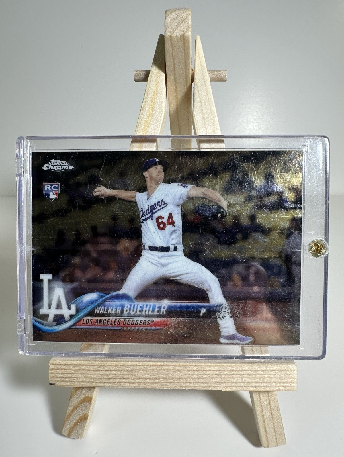2018 Topps Chrome Walker Buehler #71 RC Los Angeles Dodgers - Encased!
