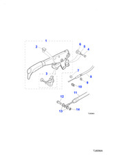Jaguar Genuine Handbrake Cable Trunnion Fits XK8 1997-2006 Classic MJC5152AA