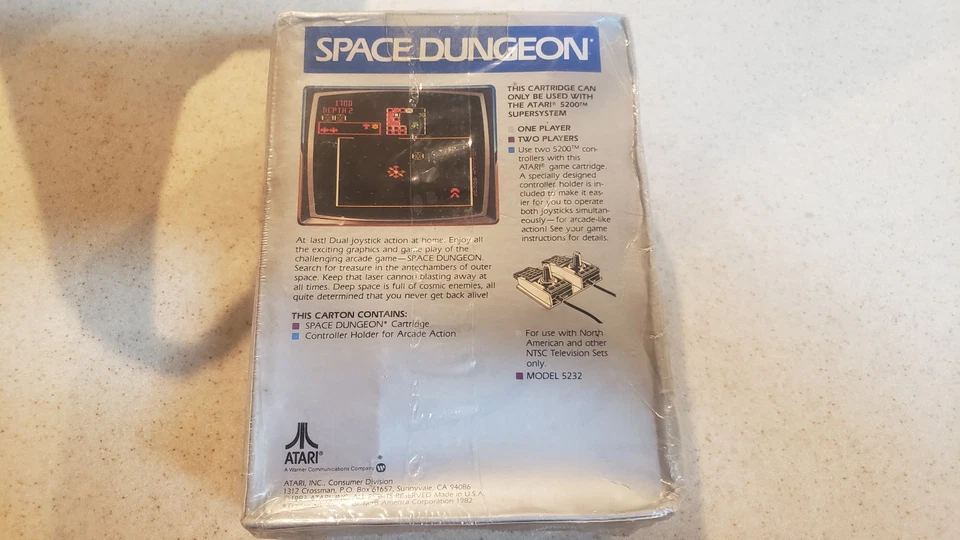 Space Dungeon - Brand New - Atari 5200 - (NTSC - America) ULTRA RARE! - Image 2 of 4