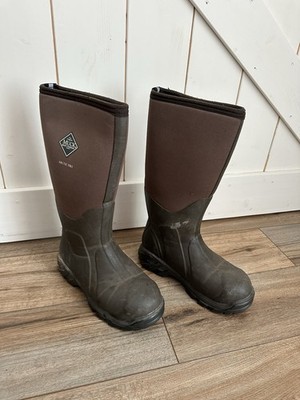 Muck Arctic Pro Extreme Weather Bark And Black Winter Boots Size 9