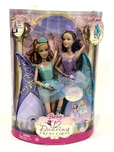 2006 Barbie & The 12 Dancing Princesses Princess Hadley & Isla Doll Mattel J8889