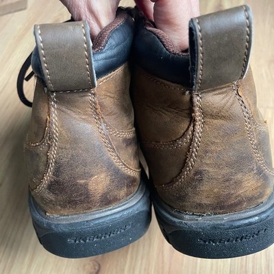 Skechers Relaxed Fit Barillo Boots Mens 14 Brown Leather Memory Foam Ankle 64265 $_12.JPG?set_id=880000500F main image 2