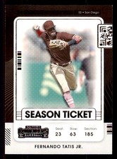 2021 Panini Contenders #33 Fernando Tatis Jr. San Diego Padres