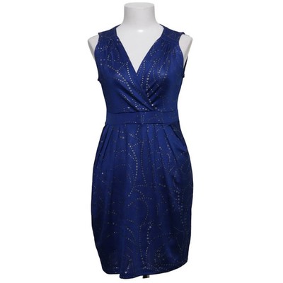 Halens, Kleid, Größe: 36/38, Blau/Silber, Elasthan/Polyamid, Gepunktet #Nxp